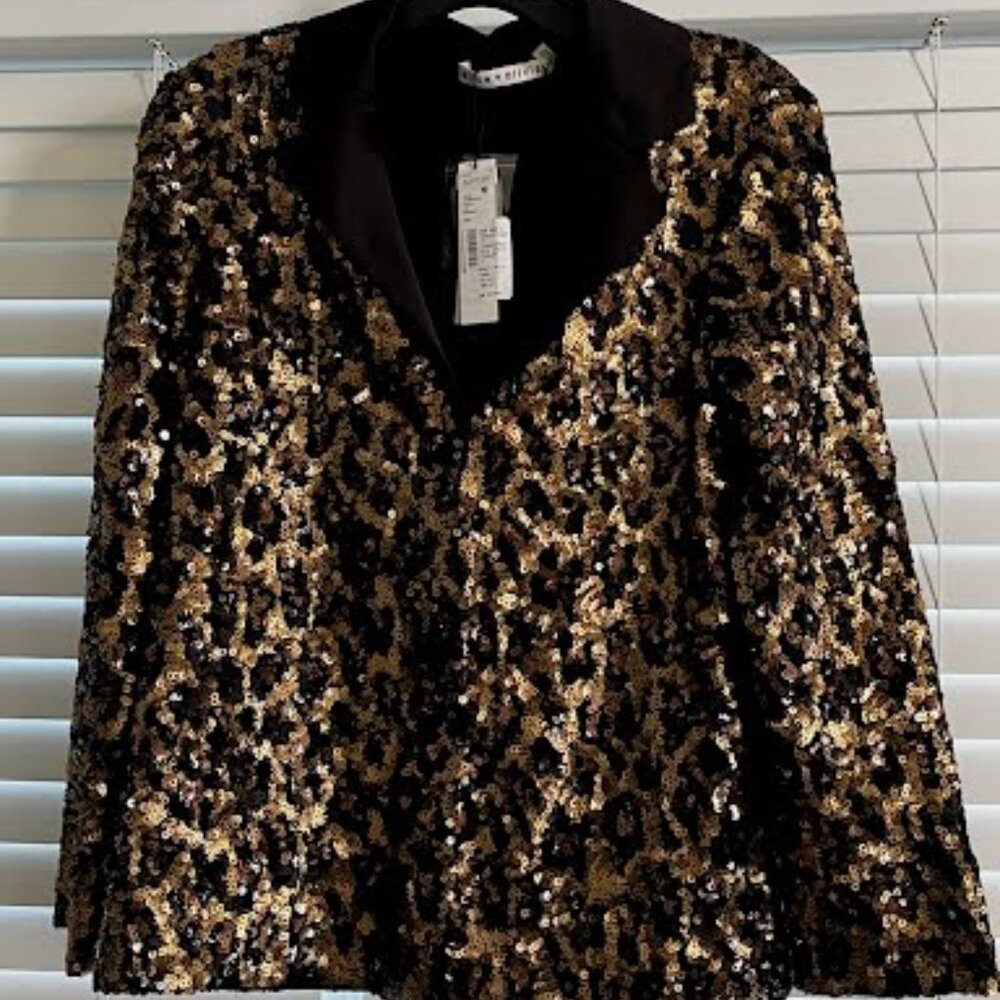 Alice and Olivia Leopard Jacket